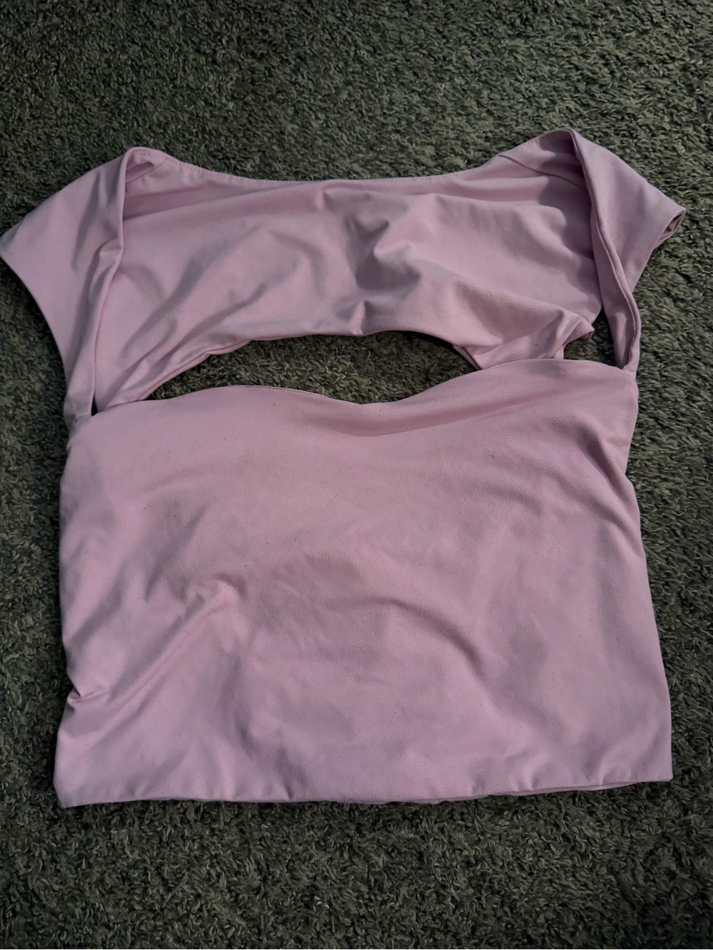Lilac Cutout Women’s Crop Top
